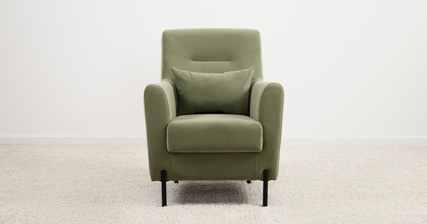 Кресло для отдыха Барселона ТК 672 велюр Diagonal 694 оливковый