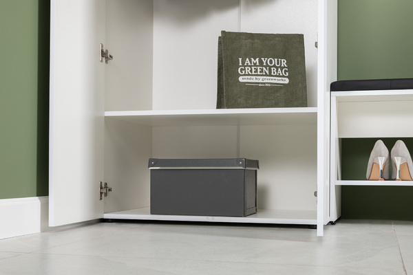 Шкаф для одежды Эйр 13.341 белый PE шагрень