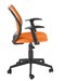 Кресло на колесах Эксперт Т эрго ткань-сетка оранж, подлокотник пластик Т образный, крестовина пластик, без качания