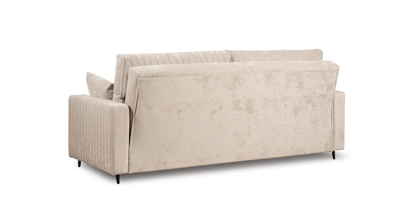 Диван-кровать прямой Изабель ТД 738 велюр Романс пебл бежевый