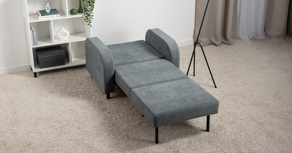 Кресло-кровать Киото ТК 783 велюр Epic 83 graphite темно-серый