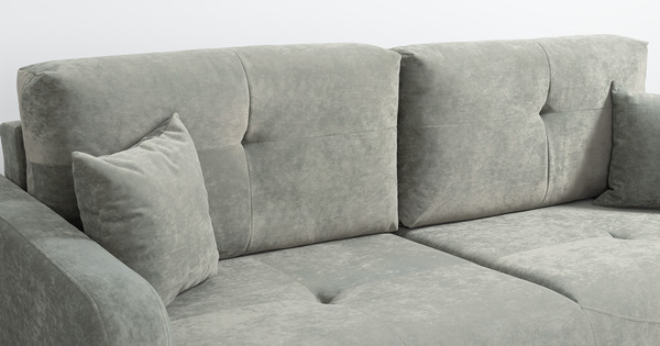 Диван-кровать прямой Марсель ТД 700 велюр Aura 17 зеленый